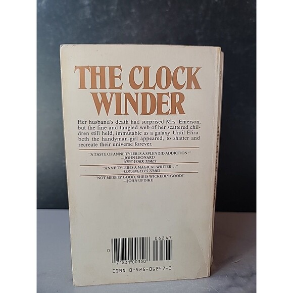 The Clock Winder By Anne Tyler Paperback - Picture 9 of 10